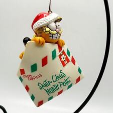 Enesco Garfield 1978 Treasury Of Christmas Ornament Special Delivery Mail New picture