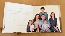 King Abdullah & Queen Rania of Jordan *Rare* 2008-2009 New Year's Card picture