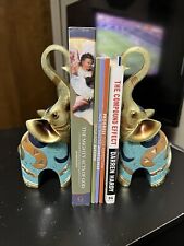 Bookends Art Deco Elephants From India picture