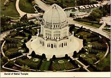 Wilmette Illinois IL Baha'i Domed House Of Worship Postcard 1964 pc123 picture