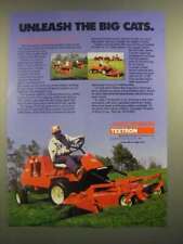 1988 Jacobsen Textron Turfcat Mowers Ad - Unleash the Big Cats picture