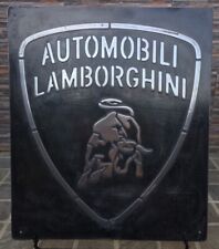 vintage Lamborghini Metal Sign For Garage picture
