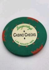 LANGWORTHY'S Manufacturer's Sample Casino Chip Poker Las Vegas Nevada Rare picture