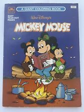 Vintage Walt Disney's Mickey Mouse Coloring Book (Golden, 1987) picture