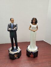 Barack & Michelle Obama Figurines Keith Mallett Hamilton Farewell Limited Ed   picture