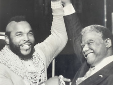 Mr. T and Harold Washington Civil Rights Press Photograph 1986 #historyinpieces picture