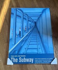 The Mta Network The Subway Alfredo Ceibal Poster WITH FRAME 1998 Vintage picture