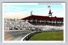 Ionia MI-Michigan, Grand Stand, Ionia Free Fair, Antique, Vintage Postcard picture