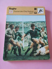 1977 Rugby Five Nations Tournament 1977 Card Card picture