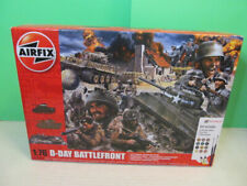 Airfix D-Day Battlefront Diorama with Sherman & Tiger Tanks w Infantry, 1:76 picture