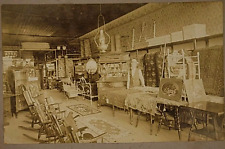 Antique Boarded Occupational Photo Furniture Store Interior Shop Keeper Owner picture