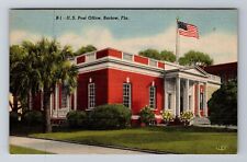 Bartow FL-Florida, US Post Office, Antique, Vintage Souvenir Postcard picture