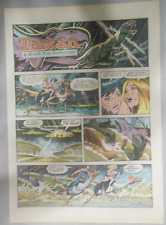 (35/52) Tarzan Sunday Pages  by Russ Manning from 1973 All Tabloid Page Size picture