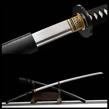 51'japanese nodachi katana Damascus Folded Steel blade samurai sword full tang picture