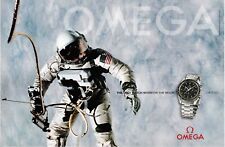 Omega Speedmaster Nasa Astronaut Original 2004 Print Ad 2 Pages  picture