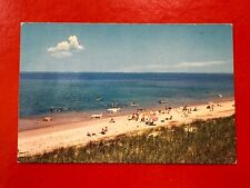 Vintage  UNPOSTED Postcard~ONTARIO CANADA~ BEACHGOERS BEACH SCENE GODERICH picture