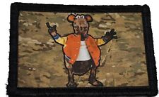  Rizzo the Rat Multicam  Morale Patch  Funny Military Army Tactical  picture