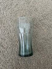 Large Green Glass Coca-Cola Vintage Drinking Glass picture