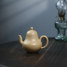 120cc Yixing Zisha Green Clay Original Benshan LvNi Handmade Siting Teapot picture