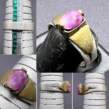 Vintage Pure Sliver Natural Ruby Stone Unique Ring From Afghanistan picture