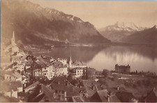 Switzerland, Montreux, Vintage Print, ca.1880 Vintage Print Vintage Print  picture