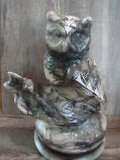 Navajo Pottery Horse Hair Owl Sculpture by Vail picture