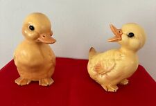 Vtg Lefton Baby Chick Duckling Figurine Set Of 2 Ducks Chicks Retro picture