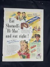 Magazine Ad* - 1947 - Shotwell's Hi-Mac Candy Bars picture