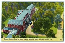 c1940's Aerial View Gideon Putnam Hotel Spa Saratoga Springs New York Postcard picture