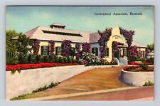 Bermuda, Exterior Main Entrance Government Aquarium, Antique Vintage Postcard picture