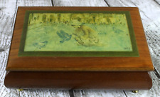 Vintage Hibel Swiss Reuge Jewelry Box Made in Italy Music Does NOT Play picture