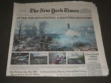 2012 OCTOBER 31 NEW YORK TIMES - AFTER THE DEVASTATION - RECOVERY - NP 2448 picture