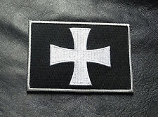 CROSS CRUSADER SHIELD INFIDEL CHRISTIAN HOOK PATCH  picture