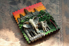Angkor Wat Cambodia Tourist Travel Souvenir 3D Resin Fridge Magnet Craft GIFT picture