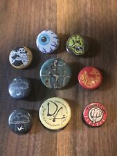 Set Of Y2K Pins - Mishka, Hot Topic, Flair picture