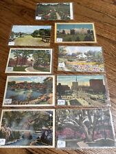 SUPER COOL Lot of 9 Topographical Travel Vintage Postcards from 1940s MCM picture