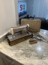 Vintage Sears Kenmore Sewing Machine Model 29 w/Pedal, Case (Lavender) TESTED picture