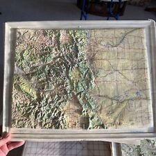 NEW SEALED 1990 Colorado in 3-D Kistler Graphics Raised Relief Map 3D picture