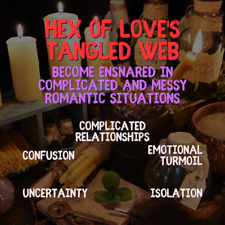 Hex of Love's Tangled Web - Ensnared in Romantic Complications | Powerful Black picture