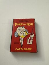 Disney Vintage Ludwig Von Drake Russell Card Game D41 picture