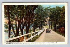 AuSable Chasm NY-New York, Automobile Trunk Highway, Antique Vintage Postcard picture