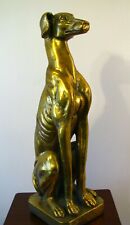 Tall Sleek Whippet/Greyhound. Sculpture. New. Stunning.  picture