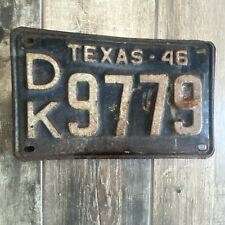 1946 Texas Vintage License Plate picture
