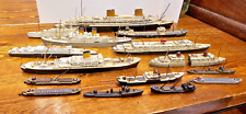 LOT Antique Cast Lead Steamships Tankers Boats Ships Ocean Liner Cruise picture