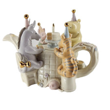 Lenox Disney Pooh's Birthday Celebration Teapot Piglet Tigger Eeyore Retired picture