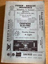 1962 ALBANY, OREGON CITY DIRECTORY local phone book & yellow pages JOHNSON PUB. picture