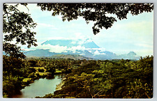 c1960s Mount Kinabalu North Borneo Mountain Asia Kota Belud Vintage Postcard picture