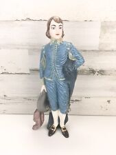 Antique French Victorian Male Figurine Porcelain - 16” Made In Holland picture