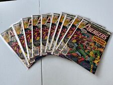 Avengers #158 lot of 10 mid grade Marvel comics picture