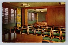 College Station TX-Texas, Texas A & M, Meeting Room, Center, Vintage Postcard picture